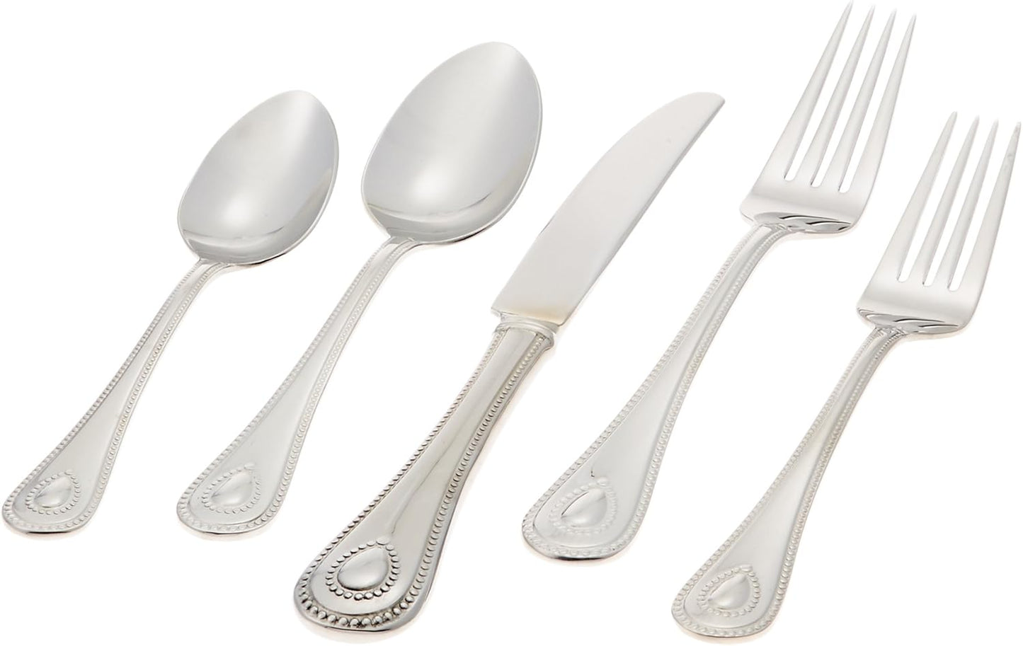 French Perle Silverware Set