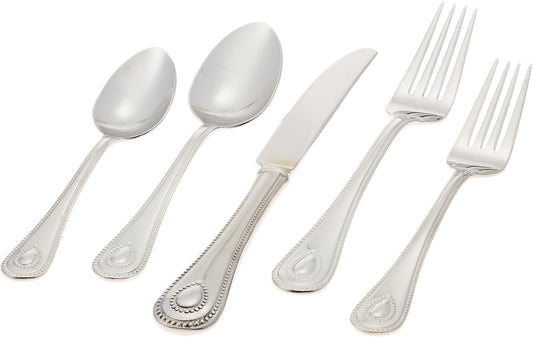 French Perle Silverware Set